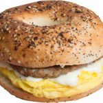 Sausage Heri-Egg on Kaiser or Bagel