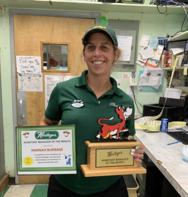 Hannah - August Assistant Manager of the Month