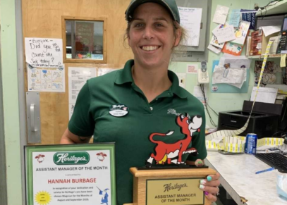 Hannah - August Assistant Manager of the Month