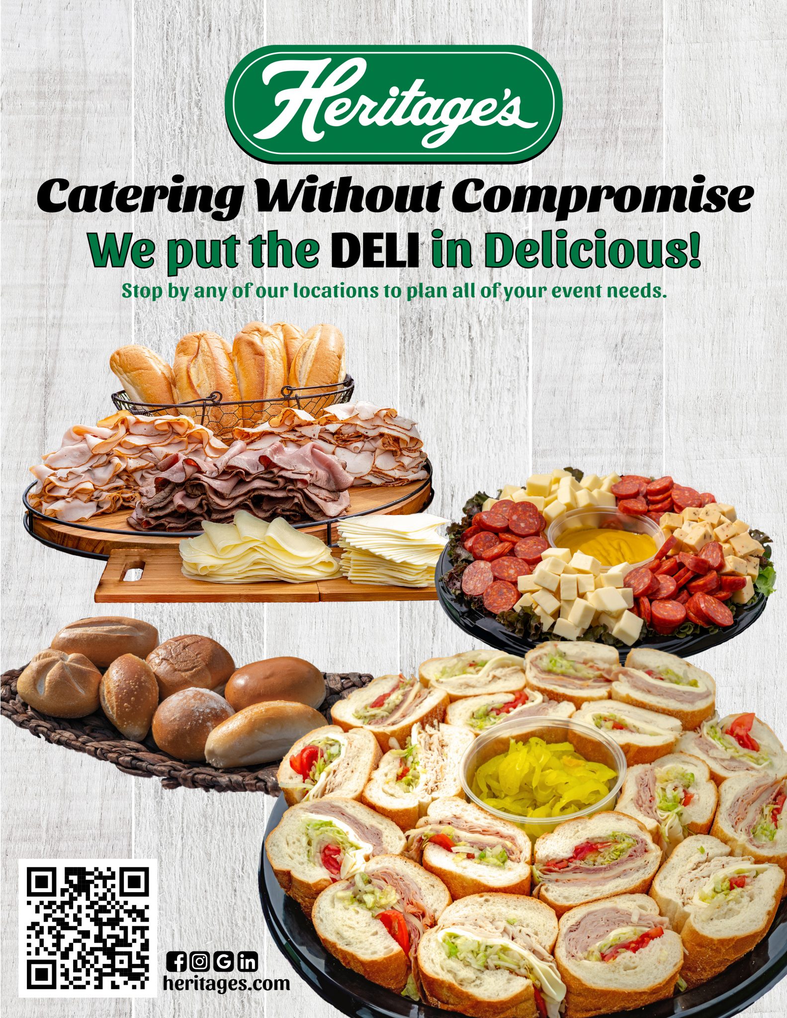  Friendly Catering Menu Heritage's Dairy Stores