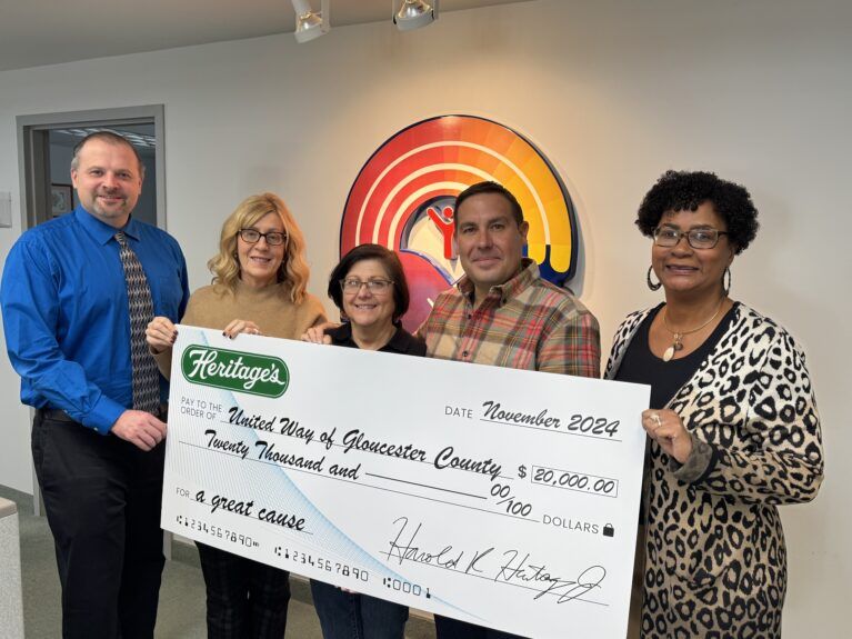 Heritage’s Raises $20,000 for United Way of Gloucester County